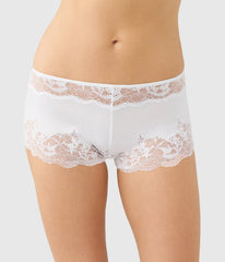Modern Affair Boyshort: White