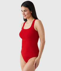 Understated Cotton Tank: Barbados Cherry