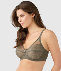 Retro Chic Full Figure Underwire Bra: Bungee Cord