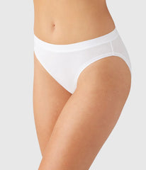 Understated Cotton Bikini: White