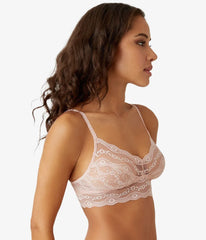 Lace Kiss Bralette: Rose Smoke