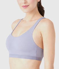 b.active Sport Crop: Lilac Gray