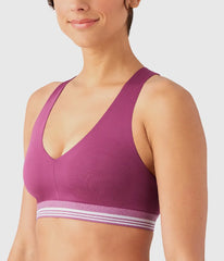 b.active Racerback Sport Bralette: Raspberry Coulis