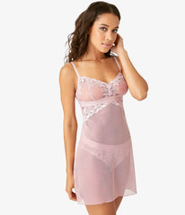 Opening Act Chemise: Blush Pink