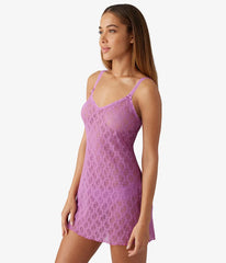 Lace Kiss Chemise: Mulberry