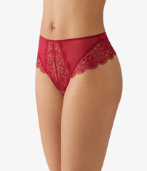 It's On Hi-Waist Thong: Biking Red