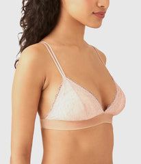 Lace Encounter Bralette: Rose Smoke