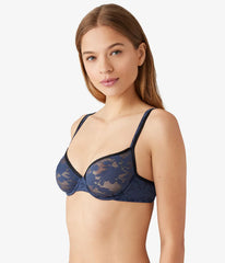 Shadow Scene Underwire Bra: Mood Indigo