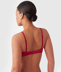 Undercover Plunge T-Shirt Bra: Cerise