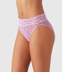Lace Kiss Hi-Leg: Smoky Grape