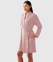 Lease to Lounge Robe: Blush Pink