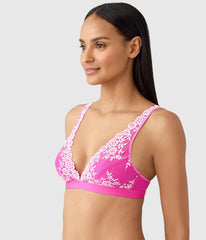 Embrace Lace® Wire Free Bralette: Wild Azalea/Cradle Pink