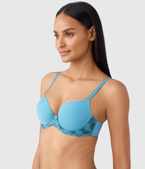 La Femme Underwire T-Shirt Bra: Adriatic Blue