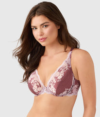 Modern Affair Plunge Underwire Bra: Rose Brown/Cradle Pink