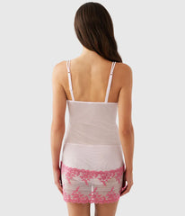Embrace Lace® Chemise: Ballet Slipper/Chateau Rose