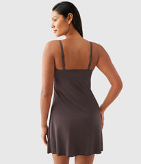 After Dark Chemise: Raisin