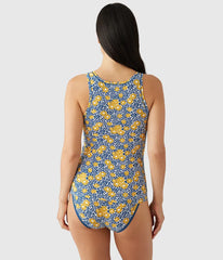 Understated Cotton Tank: Deco Floral
