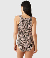 Understated Cotton Tank: Cheetah