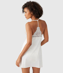 Center Stage Chemise: Egret