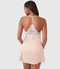 Center Stage Chemise: Rose Dust/Angel Wing