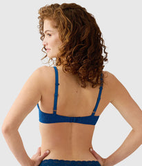 Halo Lace Underwire Bra: Poseidon