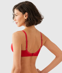 La Femme Underwire T-Shirt Bra: Equestrian Red