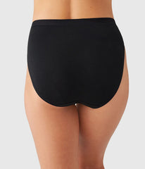 Understated Cotton Hi-Cut: Black