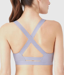 b.active Sport Crop: Lilac Gray