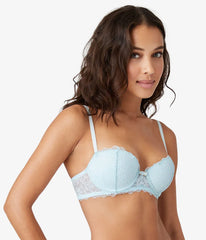Lace Encounter Contour Bra: Saltwater Slide