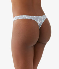 Future Foundation Thong: Dream Blue/Gray Camouflage