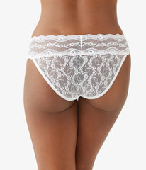 Lace Kiss Bikini: White