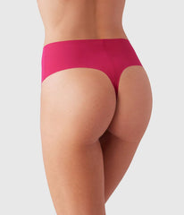 b.bare Hi-Waist Thong: Cerise
