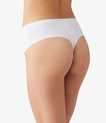 b.bare Hi-Waist Thong: White