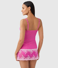 Embrace Lace® Chemise: Wild Azalea/Cradle Pink