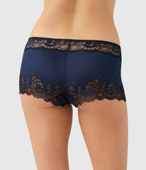 Modern Affair Boyshort: Night Sky/Black