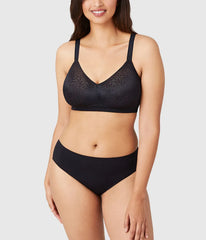 Back Appeal® Wire Free Bra: Black