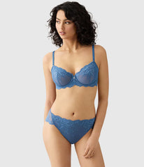 Vivid Attraction Underwire Bra: Blue Horizon
