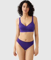 Inside Job™ Wire Free Bra: Purple Indigo