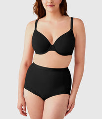 Shape Revelation® Shallow Top Underwire T-Shirt Bra: Black