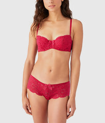 Ciao Bella Balconette Bra: Persian Red