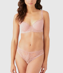 No Strings Attached Contour Bra: Blush Pink