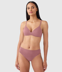 How Perfect Wire Free T-Shirt Bra: Rose Brown