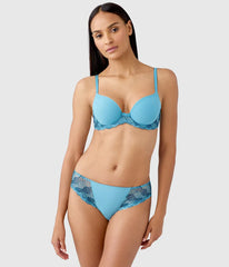 La Femme Underwire T-Shirt Bra: Adriatic Blue
