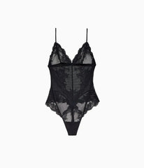 Vivid Attraction Bodysuit: Black