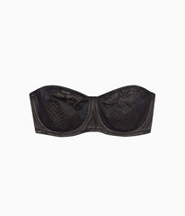 Visual Effects Strapless Minimizer Bra: Black