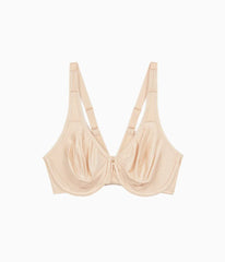 Basic Beauty Full Figure Seamless Underwire Bra: Sand