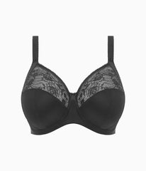 Morgan Stretch Banded Underwire Bra: Black