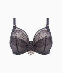 Priya Plunge Underwire Bra: Storm