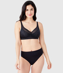 Elevated Allure Wire Free Bra: Black