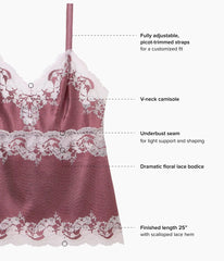 Modern Affair Cami: Rose Brown/Cradle Pink